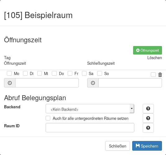 Raumeinstellung Expertenmodus Raumeinstellung Expertenmodus