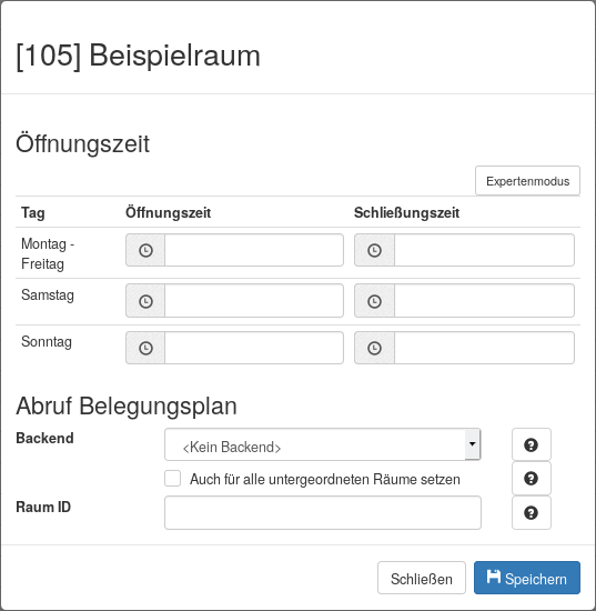 Raumeinstellung Normalmodus Raumeinstellung Normalmodus